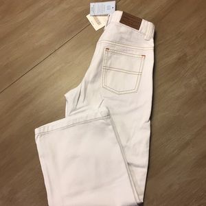 NWT Janie and Jack White Jeans. Size 6.